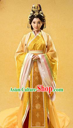 Traditional Ancient Chinese Imperial Consort Costume, Chinese Han Dynasty Lady Dress, Cosplay Chinese Imperial Concubine Clothing Hanfu for Women