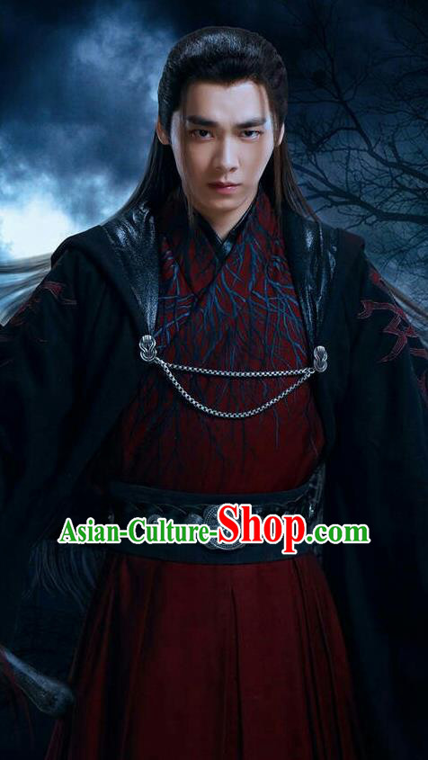 Traditional Chinese Ancient Costumes Ancient Chinese Cosplay Swordsman Knight Costume Complete Set for Men