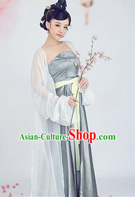 Traditional Ancient Chinese Imperial Emperess Costume, Chinese Tang Dynasty Dance Dress, Chinese Peri Imperial Lady Hanfu Clothing for Women