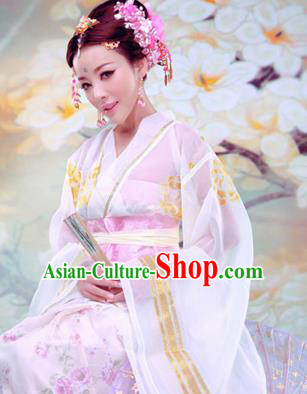 Traditional Ancient Chinese Imperial Consort Costume, Chinese Han Dynasty Lady Dress, Cosplay Chinese Imperial Concubine Clothing Hanfu for Women