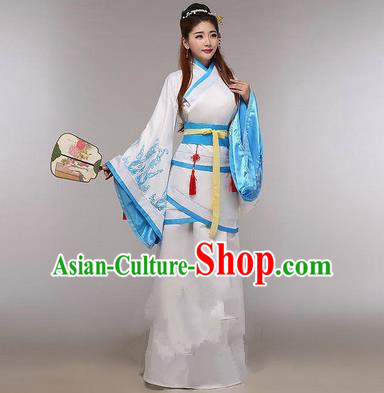 Traditional Ancient Chinese Imperial Emperess Costume, Chinese Han Dynasty Princess Dress, Cosplay Chinese Peri Concubine Embroidered Hanfu Clothing for Women