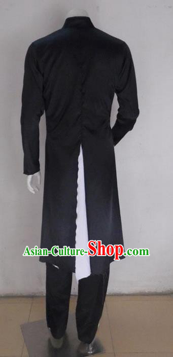 Traditional Chinese Ancient Costume, Folk Dance Kung fu Taichi Uniforms, Classic Dance Martial Art Elegant Clothing for Men