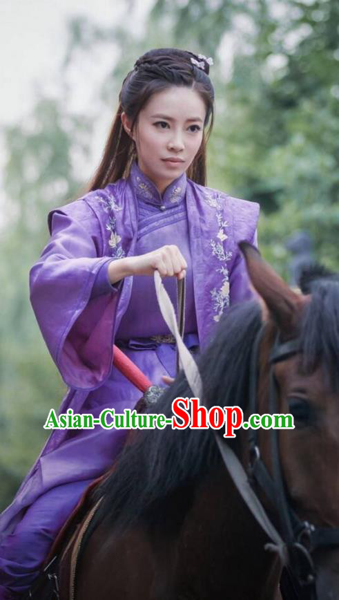 Traditional Ancient Chinese Imperial Princess Costume, Chinese Qing Dynasty Manchu Palace Nobility Lady Dress, Chinese Legend of Dragon Ball Mandarin Fermale Robes, Ancient China Swordsman Embroidered Clothing for Womenn