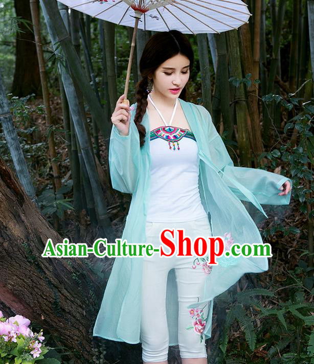 Traditional Chinese Ancient Costume, Elegant Hanfu Clothing Embroidered Cardigan, China Ming Dynasty Elegant Blouse Coat for Women