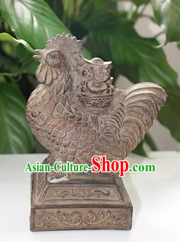 Traditional Chinese Miao Nationality Crafts Decoration Accessory, Hmong Handmade Exorcise Evil Cock Ornaments, Miao Ethnic Minority Adornment Meaning Wealth