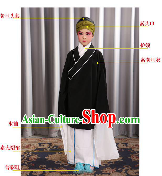 Traditional Beijing Opera Ancient Chinese Young Women Dress Clothing
