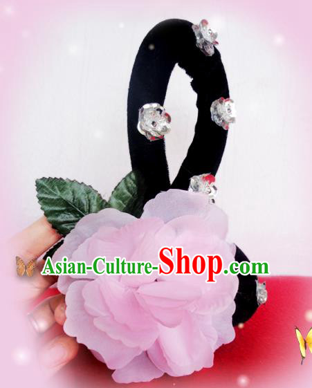 Traditional Chinese Peking Opera Hair Accessories, China Ancient Young Lady Handmade Wigs for Women