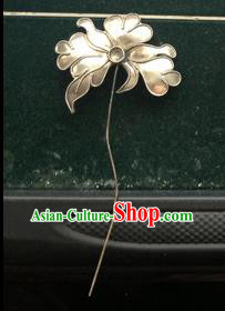 Traditional Chinese Ancient Classical Miao Silver Handmade Hair Accessories Little Hairpin Hair Fascinators for Women