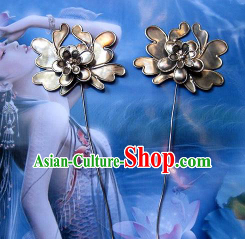 Traditional Handmade Chinese Ancient Classical Hair Accessories Flower Barrettes Hair Sticks, Hair Fascinators Hairpins for Women