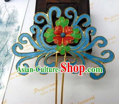 Traditional Handmade Chinese Ancient Classical Hair Accessories Barrettes Hanfu Hairpins, Beijing Opera Step Shake Hair Sticks Hair Jewellery for Women