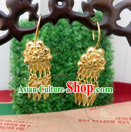 Traditional Handmade Chinese Ancient Classical Jewellery Accessories Earrings, Ming Dynasty Wedding Eardrop for Women
