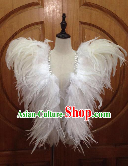 Top Grade Professional Performance Catwalks Clothing, Traditional Brazilian Rio Carnival Samba Modern Fancywork Feather Costume for Men