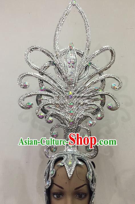 Top Grade Halloween Parade Hair Accessories Brazilian Rio Carnival Samba Dance Headwear for Women