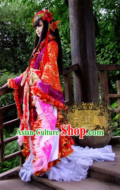 Chinese Ancient Cosplay Costumes Chinese Traditional Embroidered Clothes Ancient Chinese Cosplay Swordsman Knight Costume
