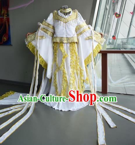 Top Grade Traditional China Ancient Palace Lady Princess Costumes, China Ancient Cosplay Imperial Consort Dress Clothing for Women