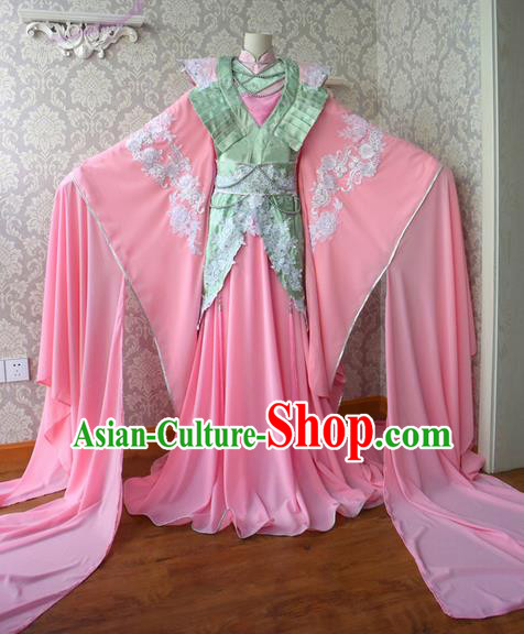 Top Grade Traditional China Ancient Princess Costumes, China Ancient Cosplay Tang Dynasty Imperial Concubine Dress Clothing for Women