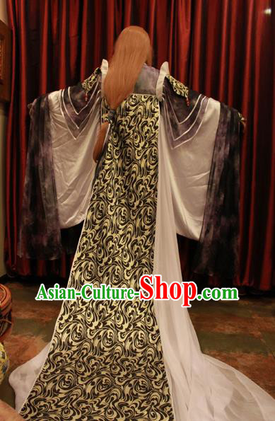 Chinese Ancient Cosplay Costumes Chinese Traditional Embroidered Clothes Ancient Chinese Cosplay Swordsman Knight Costume