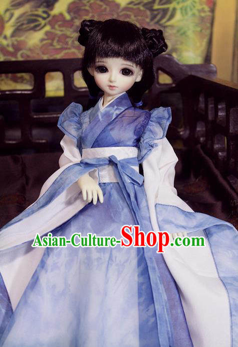 Top Grade Traditional China Ancient Fairy Costumes Complete Set, China Ancient Cosplay Tang Dynasty Princess Dress Hanfu Clothing for Adults and Kids