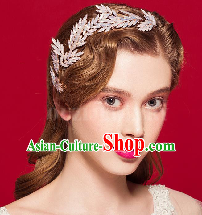 Top Grade Handmade Wedding Dragonfly Hair Accessories Bride Crystal Hair Claw, Traditional Baroque Princess Hair Stick Headband Headdress for Women