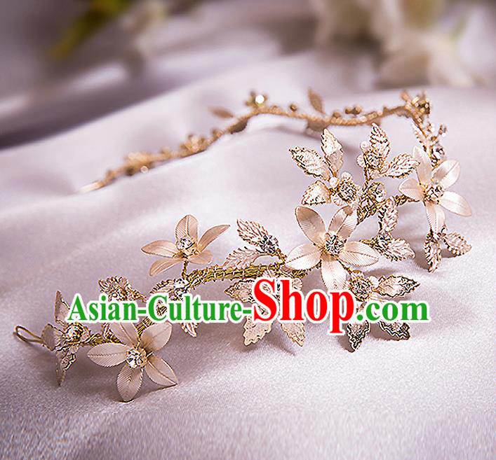 Top Grade Handmade Wedding Dragonfly Hair Accessories Bride Hair Clasp, Traditional Baroque Princess Headband Headpiece for Women