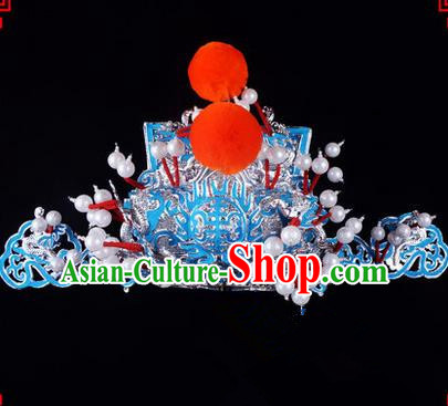 Traditional Chinese Ancient Peking Opera Accessories His Royal Highness Hat, Traditional Chinese Beijing Opera Prince King Headwear