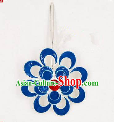 Top Grade Chinese Ancient Peking Opera Hair Accessories Diva Crystal Hairpins, Traditional Chinese Beijing Opera Hua Tan Hair Clasp Head-ornaments