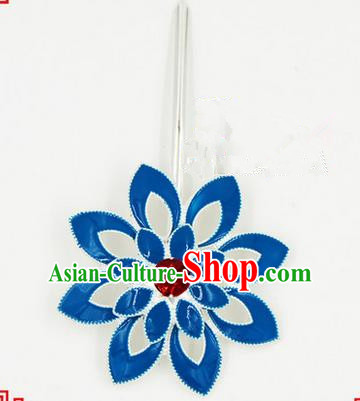 Top Grade Chinese Ancient Peking Opera Hair Accessories Diva Crystal Hairpins, Traditional Chinese Beijing Opera Hua Tan Hair Clasp Head-ornaments