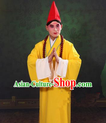 Traditional Chinese Beijing Opera Shaoxing Opera Monk Clothing, China Peking Opera Monk Robes