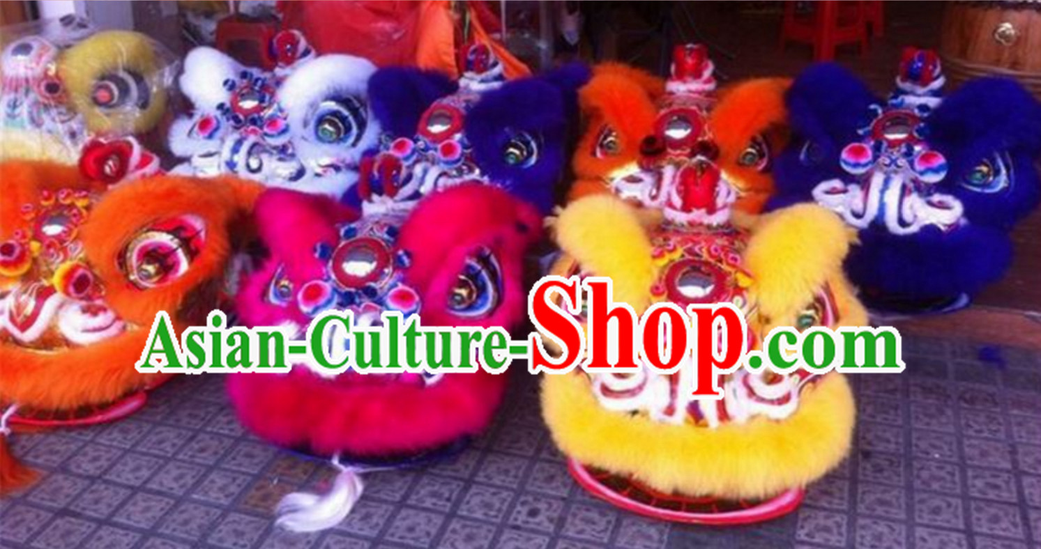 Top Chinese Red Lion Dance Equipment Complete Set Set for Big Events and Festivals