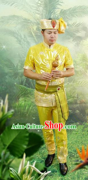 Traditional Thailand Clothing Southeast Asia Thai Ancient Costumes and Hair Accessories Sari