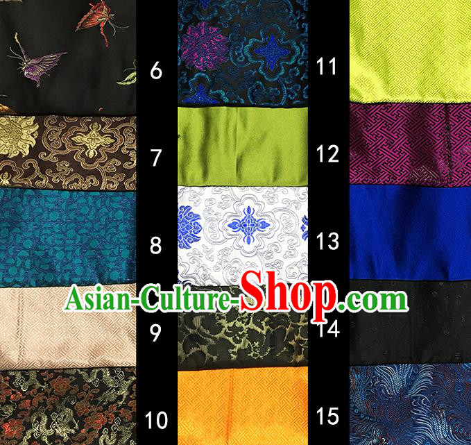 Asian Chinese Traditional Embroidered Sachet Bursa Pouch Fabric, Top Grade Satin Neadend Cloth Material