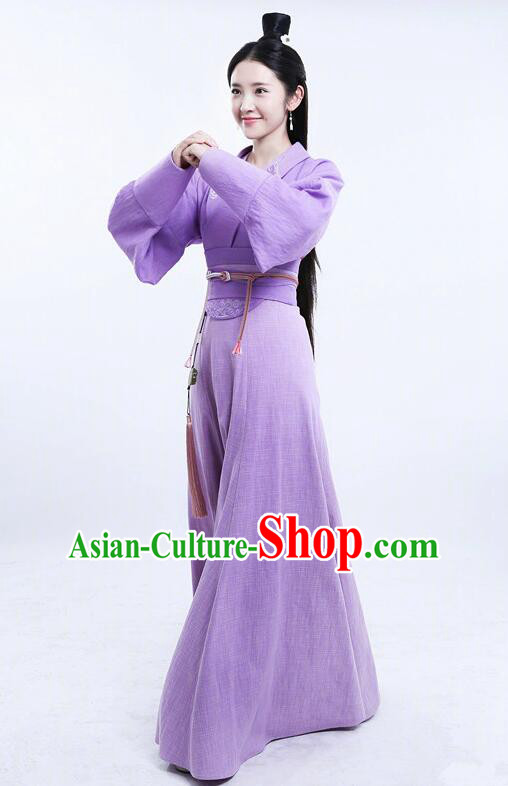 Asian Chinese Traditional Three Kingdoms Imperial Princess Costume and Headpiece Complete Set, The Advisors Alliance China Elegant Hanfu Young Lady Embroidery Dress Clothing