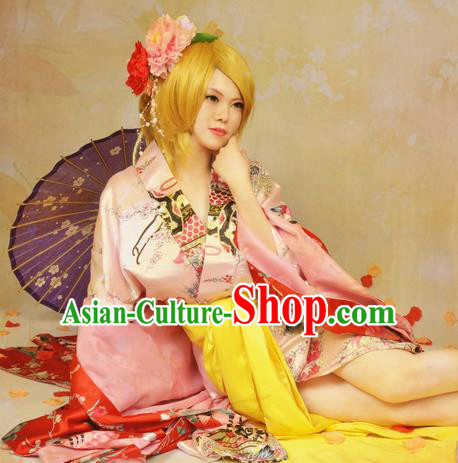 Asian Chinese Traditional Cospaly Tang Dynasty Imperial Consort Costume and Wigs, China Elegant Hanfu Princess Dress for Women