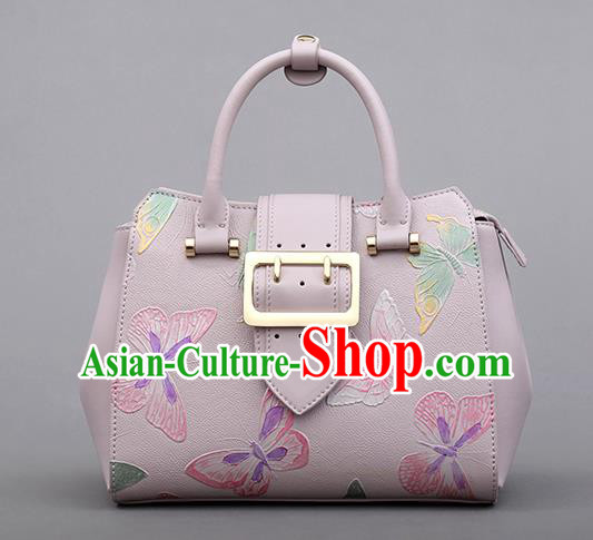 Traditional Handmade Asian Chinese Element Clutch Bags Shoulder Bag National Knurling Butterfly Handbag for Women