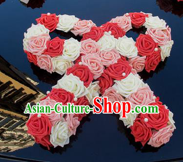 Top Grade Wedding Accessories Decoration, China Style Wedding Car Ornament Flowers