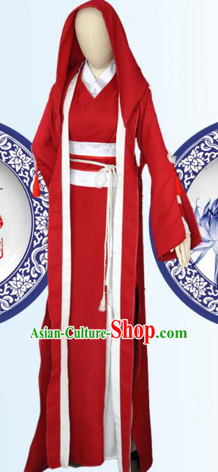 Chinese Ancient Cosplay Han Dynasty Murderess Costumes, Chinese Traditional Dress Clothing Chinese Cosplay Swordsman Costume for Women