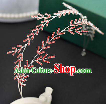 Top Grade Handmade Chinese Classical Hair Accessories Princess Wedding Crystal Hair Clasp Hair Stick Bride Headwear for Women