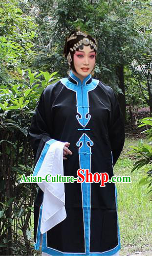 Traditional China Beijing Opera Qingyi Costume, Ancient Chinese Peking Opera Old Women Clothing