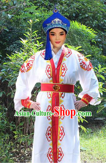 Traditional China Beijing Opera Niche Costume Young Men Robe, Ancient Chinese Peking Opera Prince Clothing