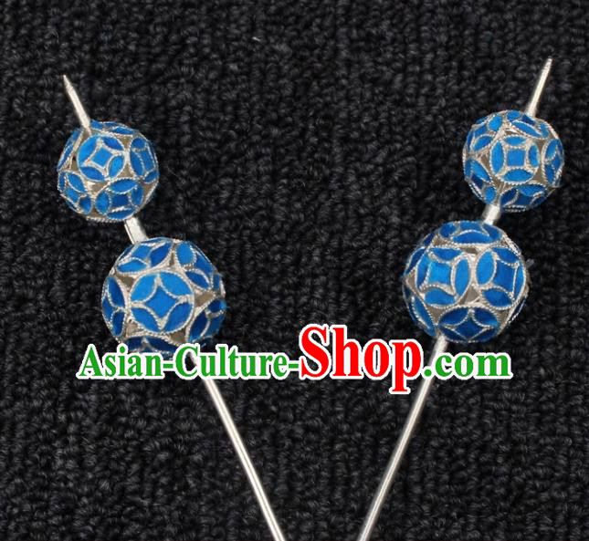 Traditional China Beijing Opera Young Lady Hair Accessories Head-ornaments, Ancient Chinese Peking Opera Hua Tan Diva Calabash Hairpins