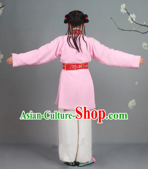 Traditional China Beijing Opera Costume Scholar Embroidered Pink Clothing, Ancient Chinese Peking Opera Boy Book Embroidery Clothing
