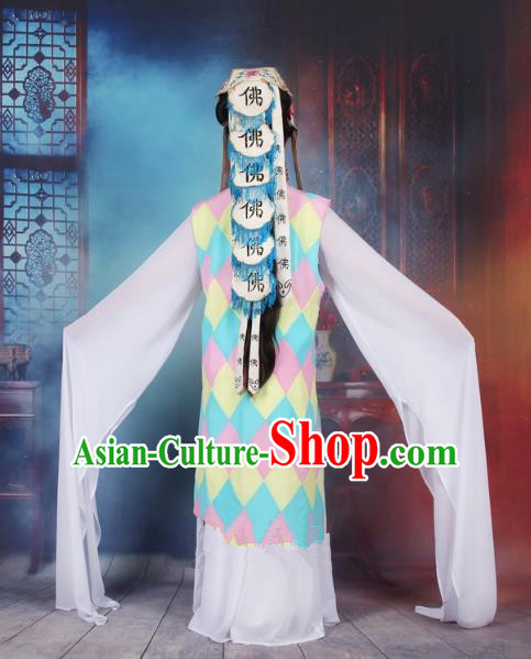 Traditional China Beijing Opera Niche Costume Gifted Scholar Embroidered Robe and Hat Ancient Chinese Peking Opera Embroidery Clothing