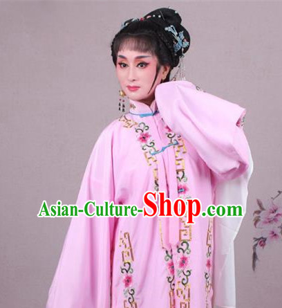 Top Grade Professional Beijing Opera Female Role Costume Pink Embroidered Cape, Traditional Ancient Chinese Peking Opera Diva Embroidery Clothing