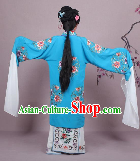 Traditional China Beijing Opera Niche Costume Gifted Scholar Embroidered Robe and Hat Ancient Chinese Peking Opera Embroidery Clothing