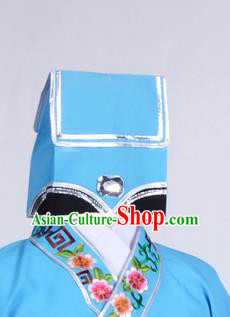 Top Grade Professional Beijing Opera Niche Costume Scholar Hair Accessories Headwear, Traditional Ancient Chinese Peking Opera Young Men Hat