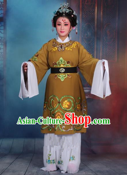 Traditional China Beijing Opera Old Women Costume Matchmaker Embroidered Ginger Clothing, Ancient Chinese Peking Opera Pantaloon Dress Clothing