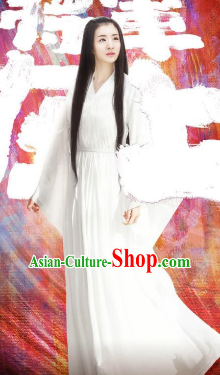Traditional Chinese Ming Dynasty Young Lady Costume and Headpiece Complete Set, China Ancient Princess Hanfu Dress Clothing for Women
