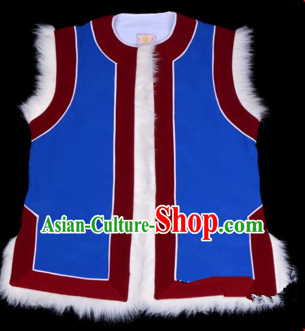 Top Grade Professional Beijing Opera Old Men Costume Landlord Vest, Traditional Ancient Chinese Peking Opera Waistcoat Clothing