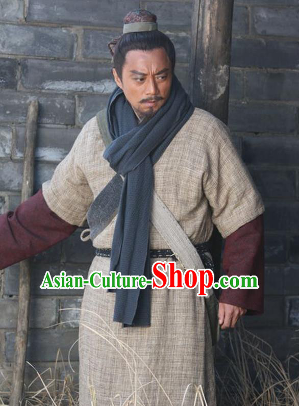 Traditional Chinese Ancient Kawaler Costume, Elegant Hanfu Clothing Chinese Ancient Song Dynasty Swordsman Clothing