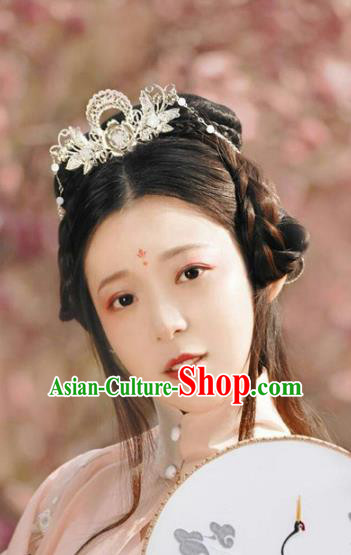 Traditional Ancient Chinese Imperial Consort Hair Accessories, Chinese Han Dynasty Princess Hairpins Headwear for Women